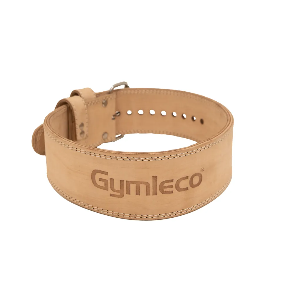 Gymleco Powerlifting Belt vektløftebelte lær M