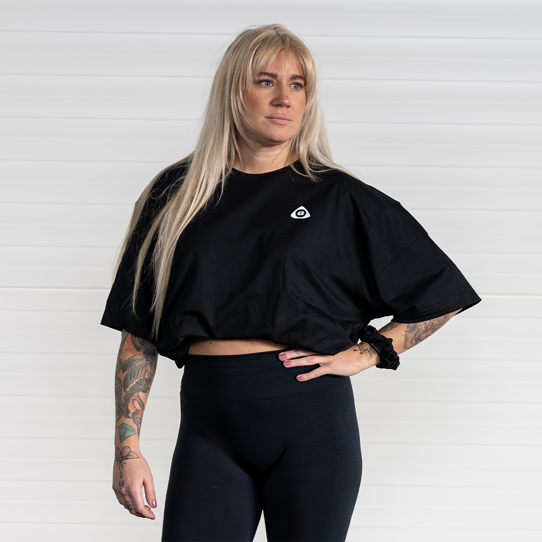 Gymleco Oversized t-skjorte svart Better Bodies