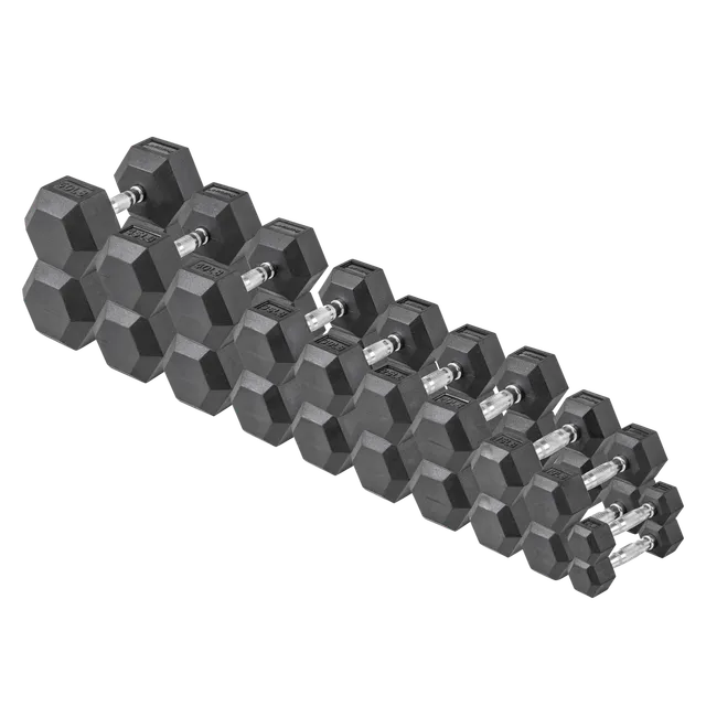 Lifeline Hex Rubber 150 lb manualsett sekskant