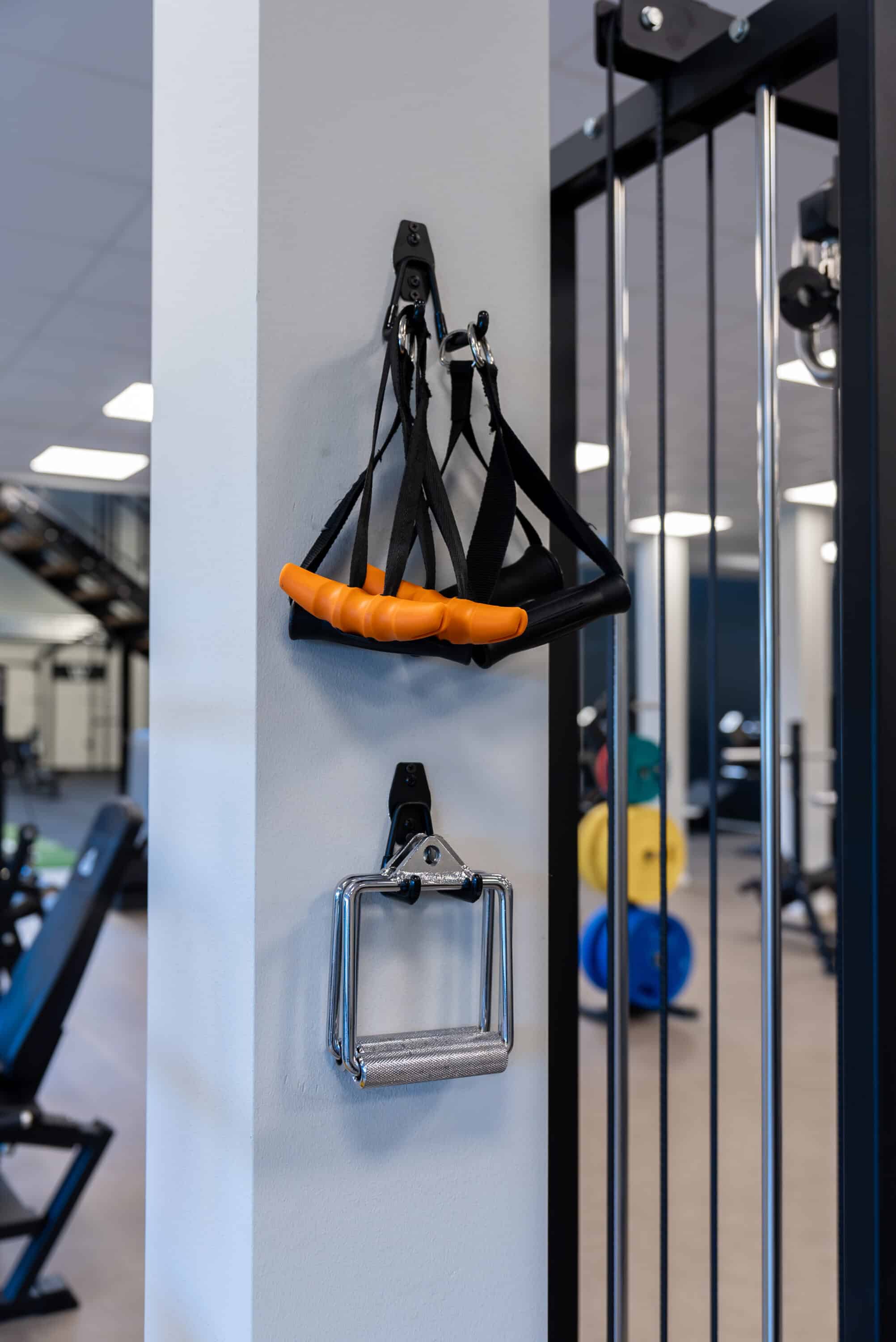 Gymleco Single Jaw Pull håndtak oransje svart