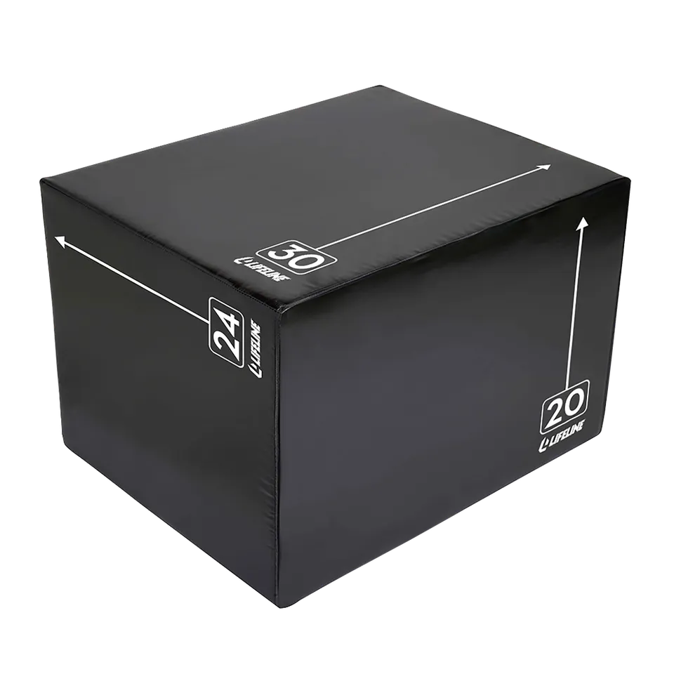 Lifeline 3-in-1 Foam Plyo Box hoppkasse Large 51/61/76 cm