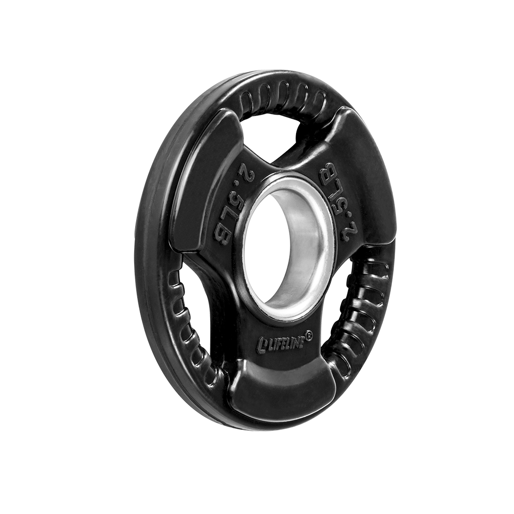 Lifeline Rubber Grip 10LB vektskive 4,5 kg gummi
