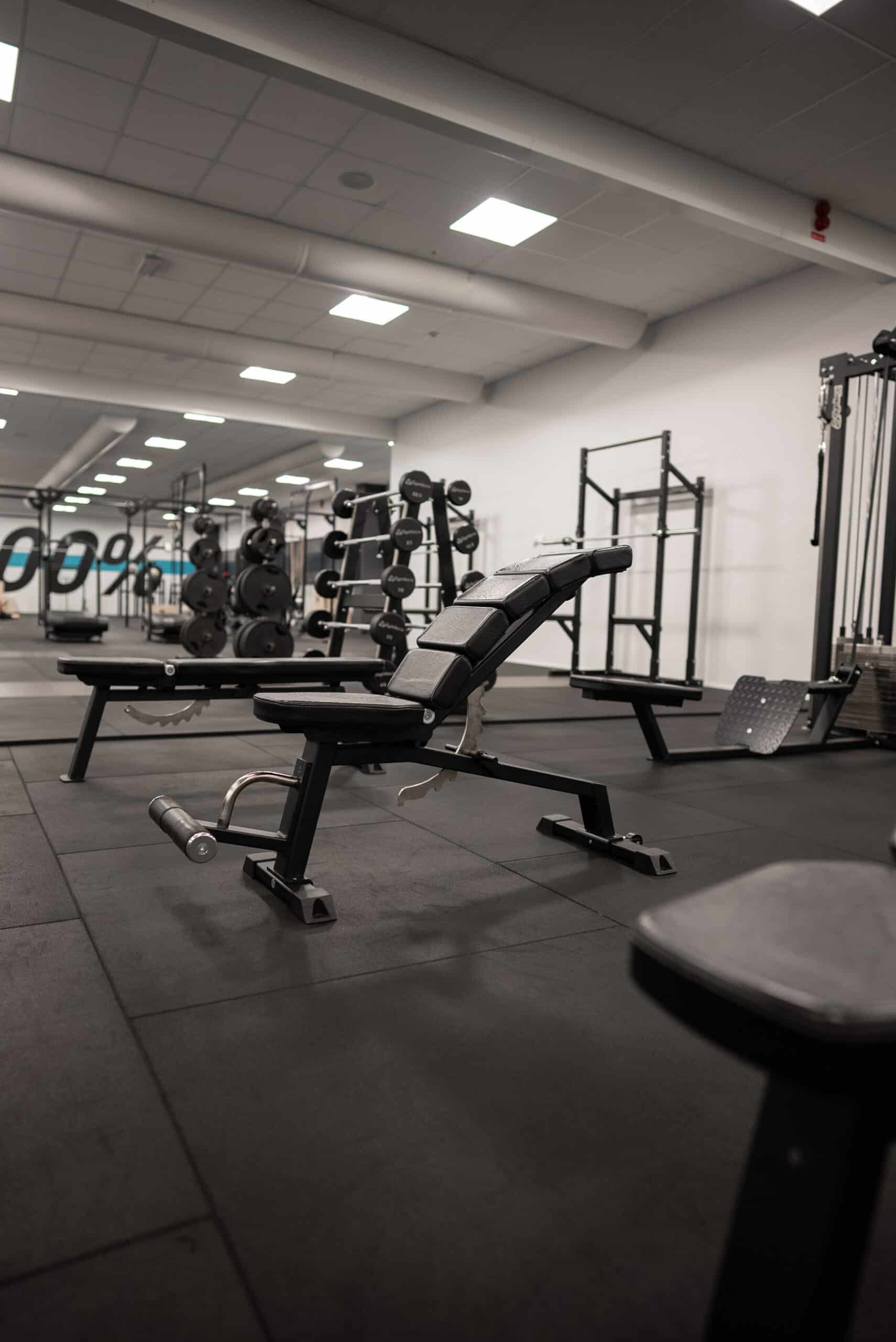 Gymleco Gymgolv gummimatte 1000x1000 20 mm støtdempende