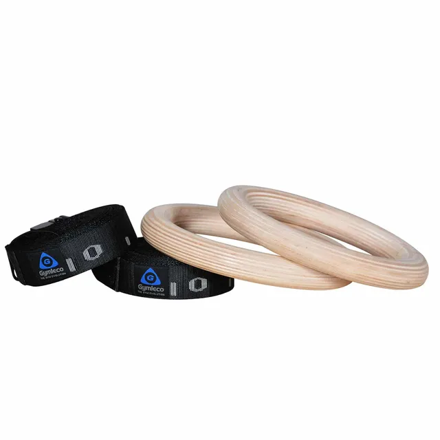 Gymleco Wooden Roman Rings treningsringer tre