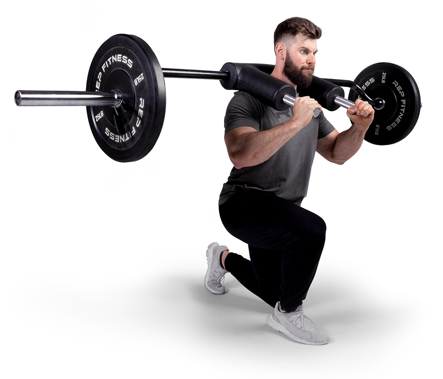 REP Fitness Safety Squat Bar knebøystang polstret