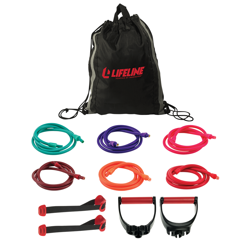 Lifeline Resistance Trainer Kit strikksett Pro 10-60 lbs