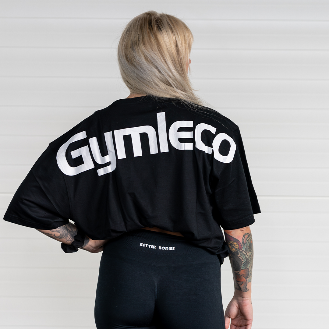 Gymleco Oversized t-skjorte svart Better Bodies