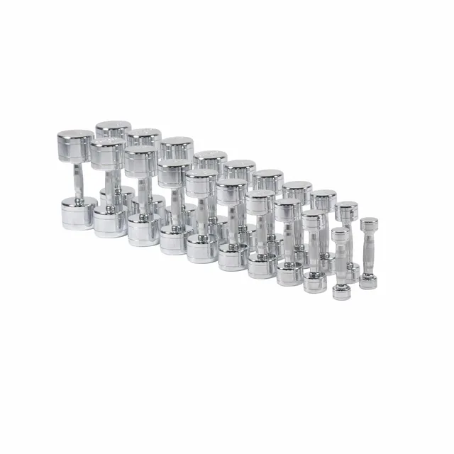 Gymleco Chrome 1-10 kg hantelsett krom 20 stk