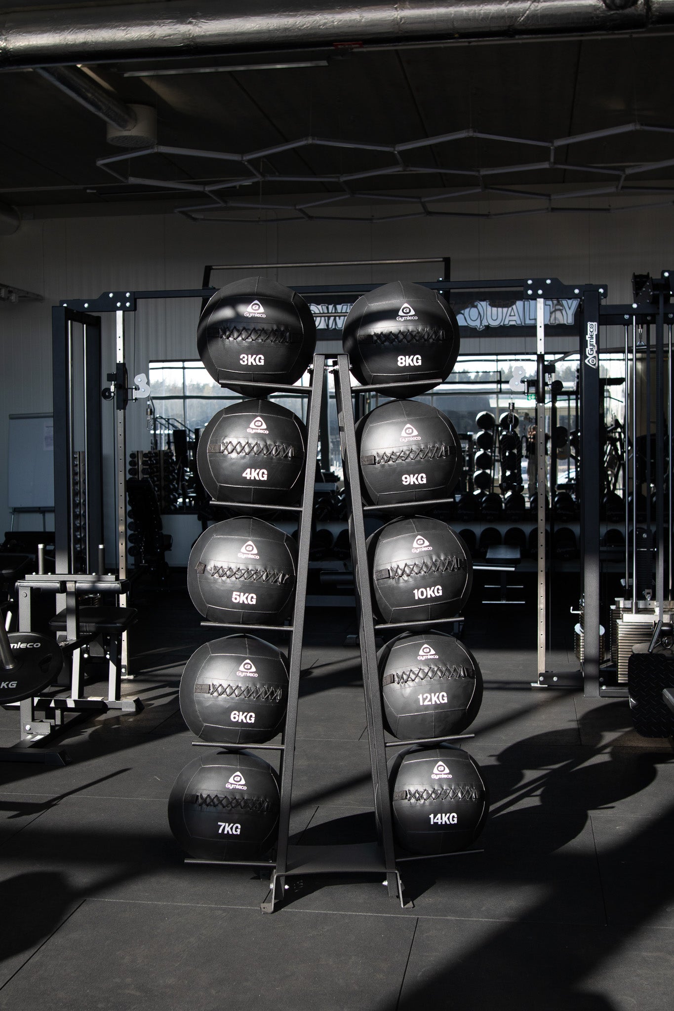 Gymleco Rack Wall Balls Medicine Balls stativ 10 stk