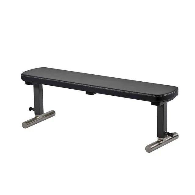 Gymleco flat treningsbenk justerbar svart