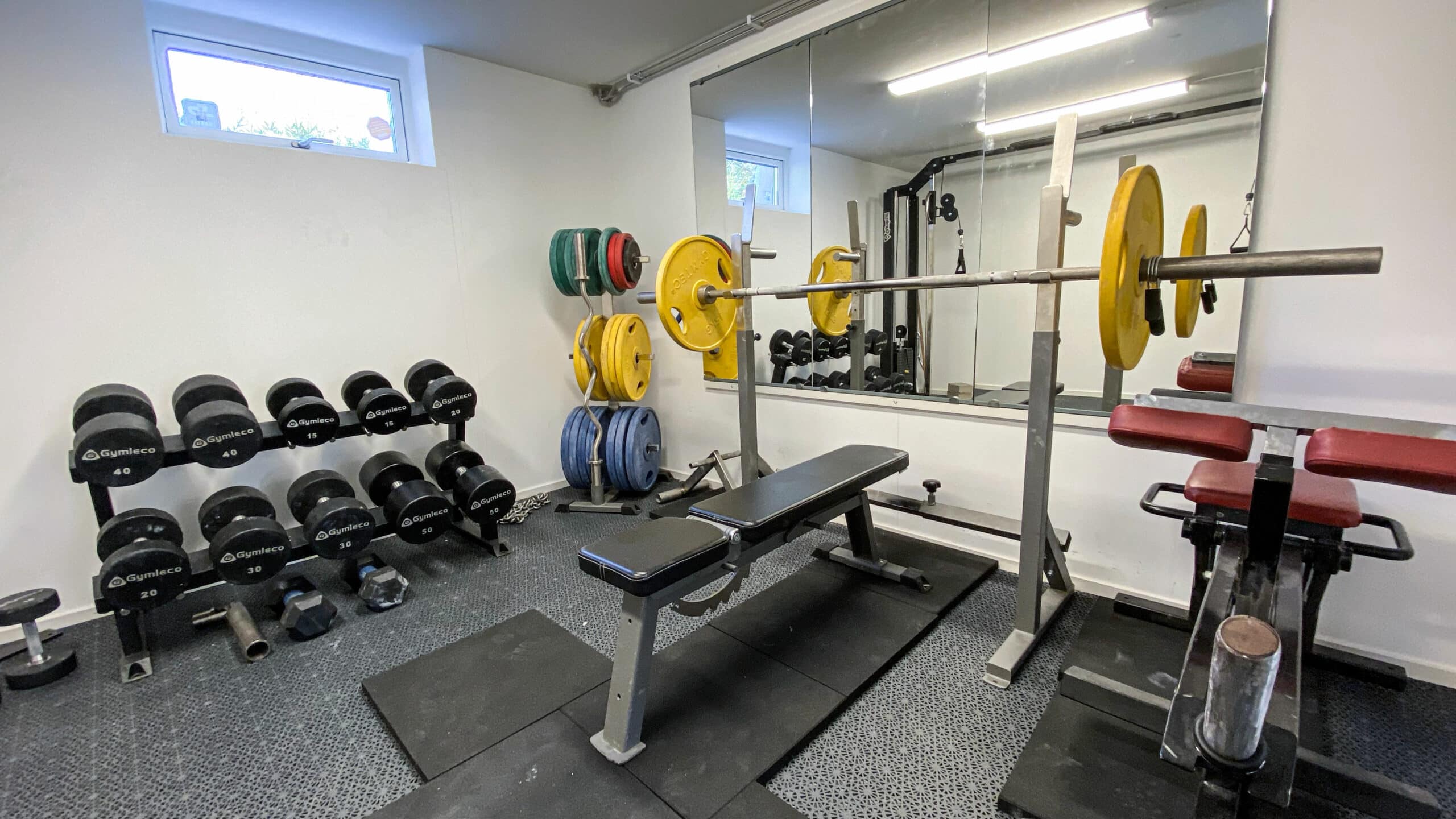 Gymleco Adjustable Bench Press knebøystativ justerbart