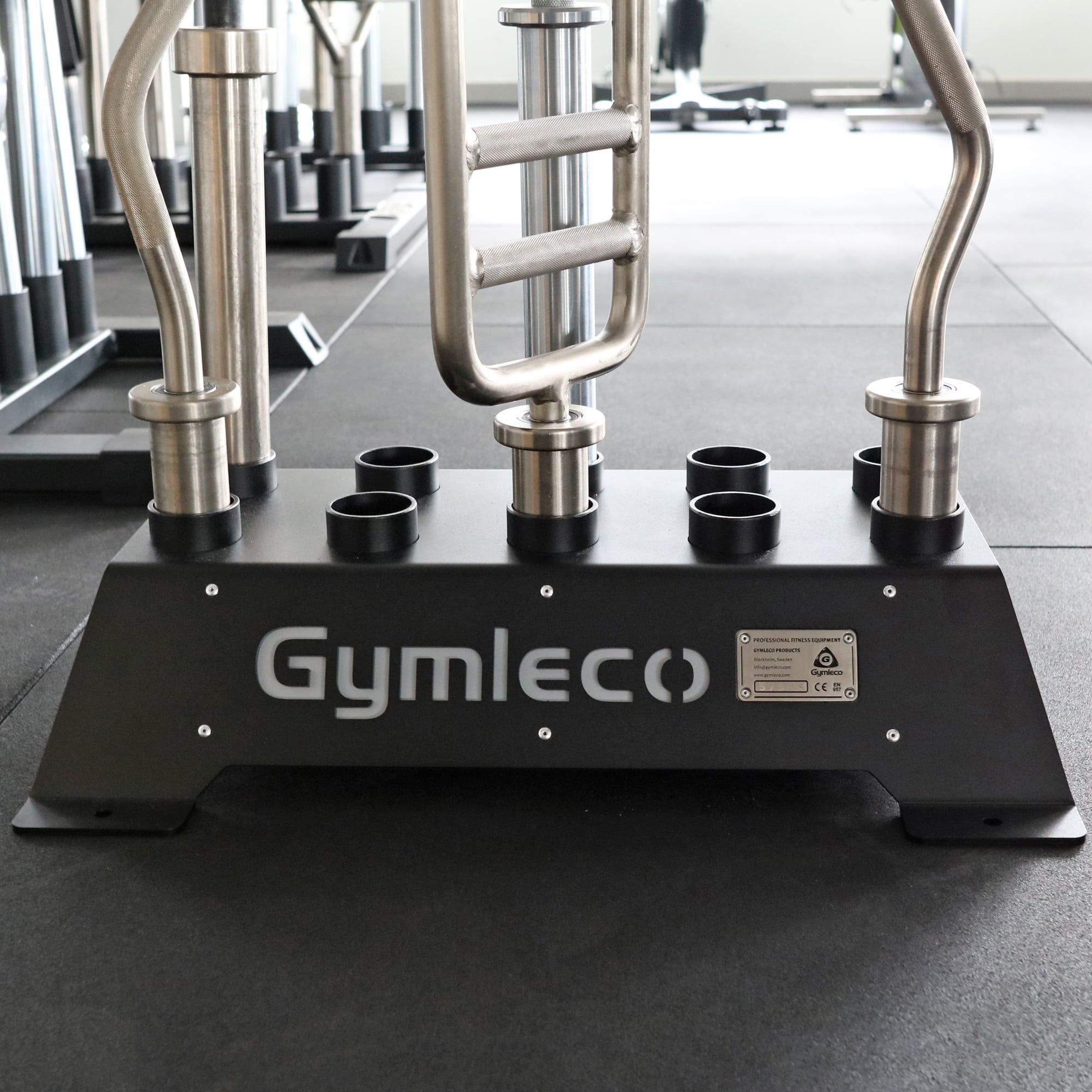 Gymleco Barbell Storage vektstangstativ 10 plasser stående