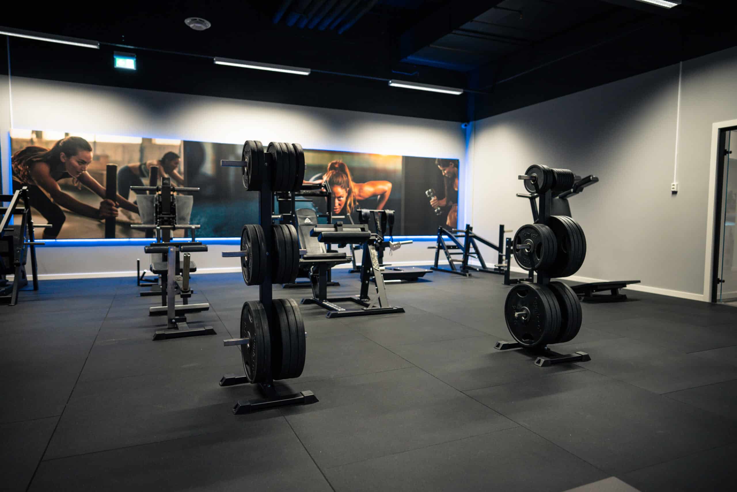 Gymleco Black Weight Plates vektskive gummi 1,25 kg med håndtak