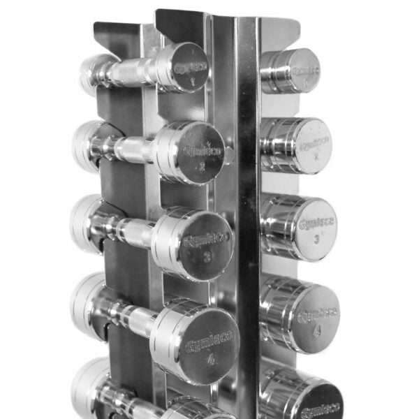 Gymleco Chrome 1-10 kg hantelsett krom 20 stk