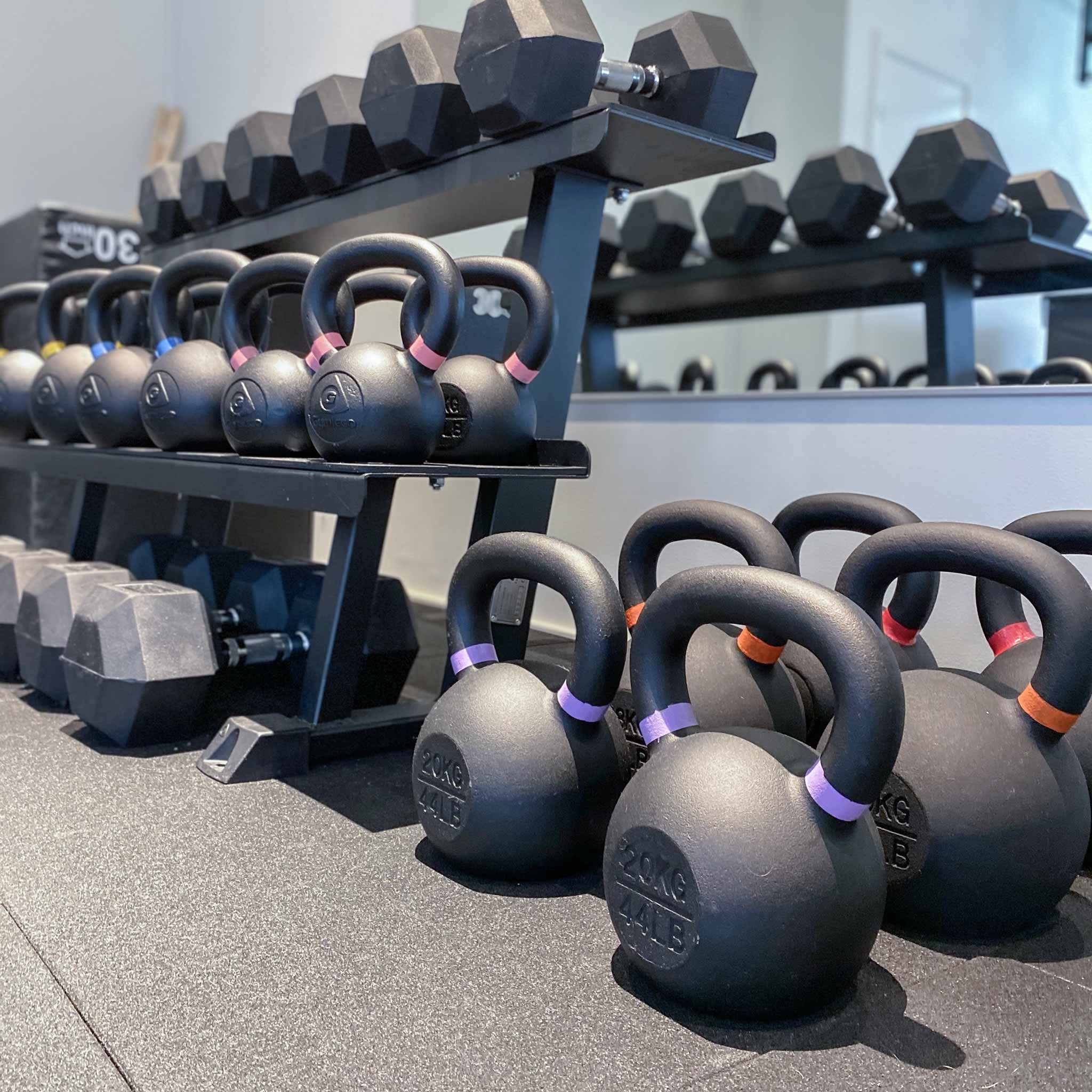 Gymleco Iron kettlebell støpejern 4-56 kg