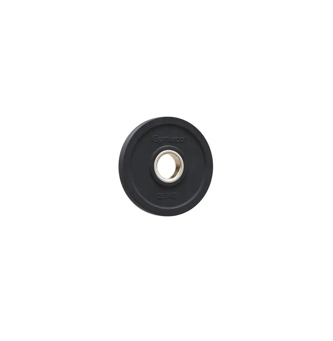 Gymleco fargede vektskiver gummi pakke 107,5 kg