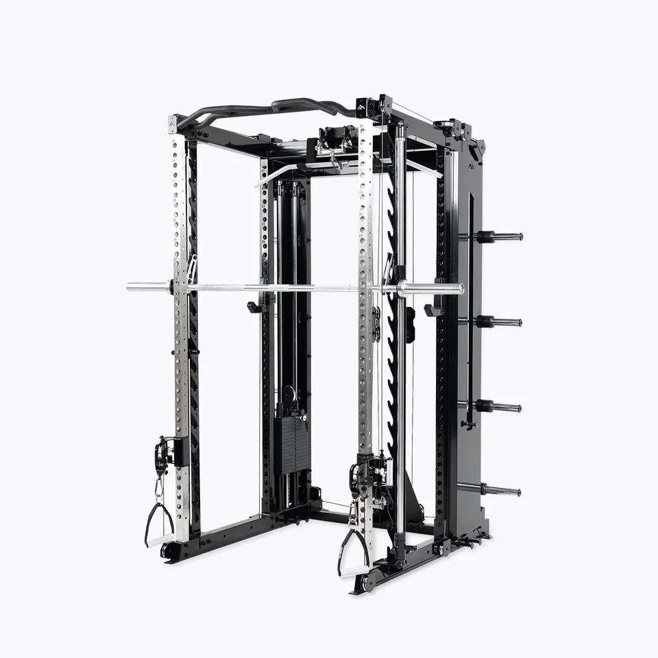 REP Fitness Altitude Power Rack knebøystativ metallic black