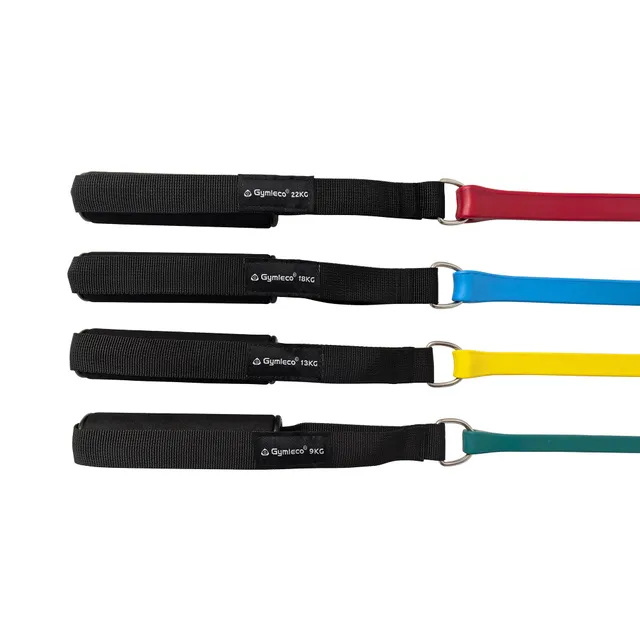 Gymleco Resistance Band treningsstrikk 22 kg med håndtak