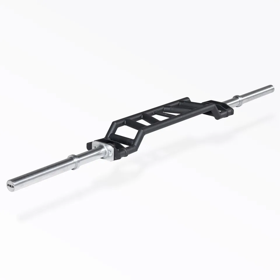 REP Fitness Cambered Swiss Bar vektstang 20,4 kg svart