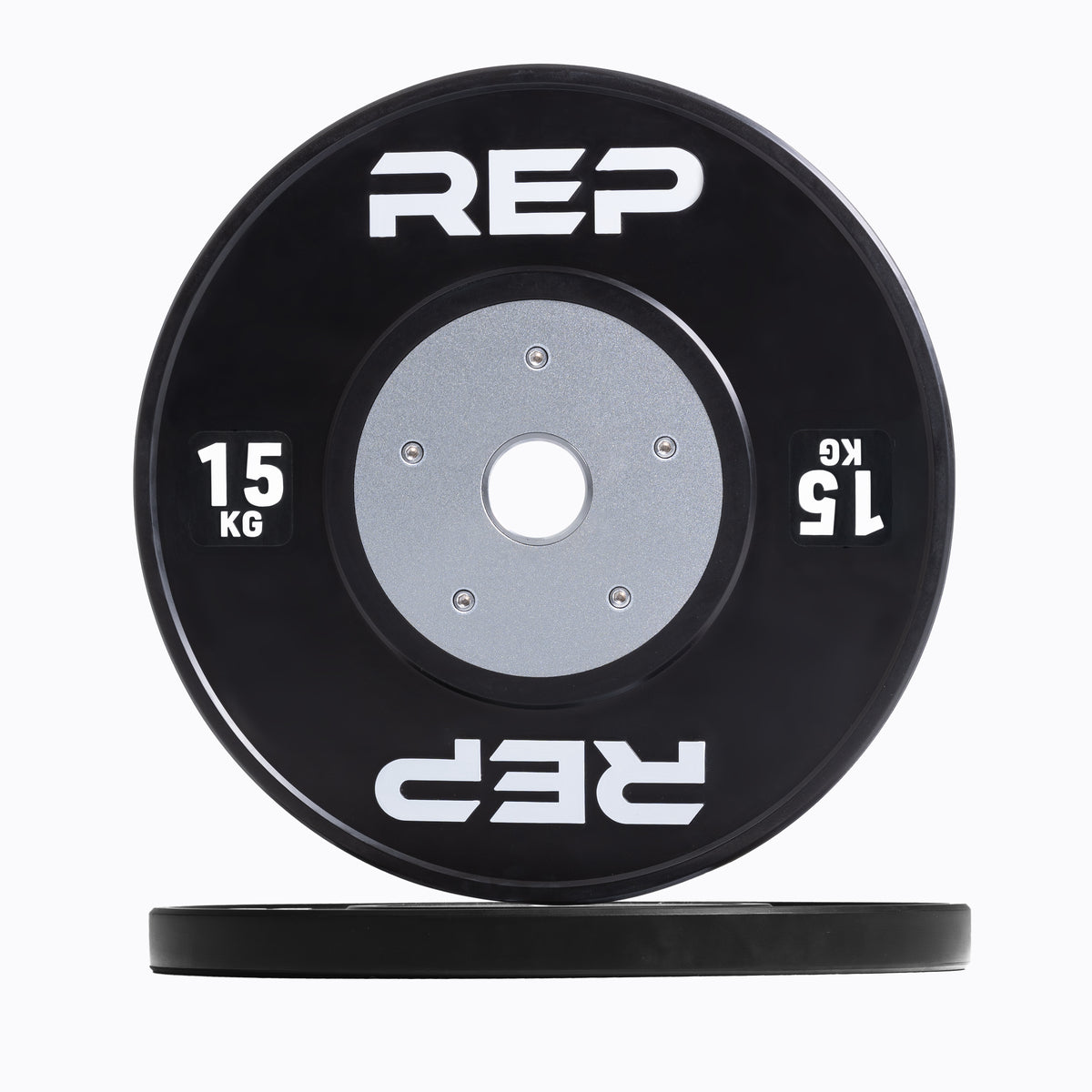 REP Fitness Competition bumperplate 20 kg par svart stål