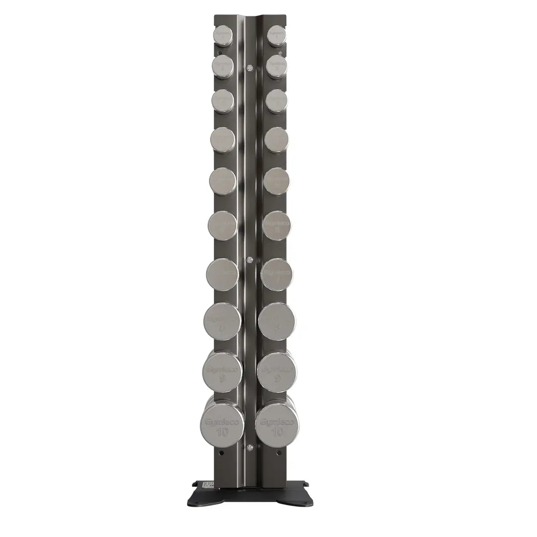 Gymleco Chrome Dumbbells manualsett 1-10 kg krom