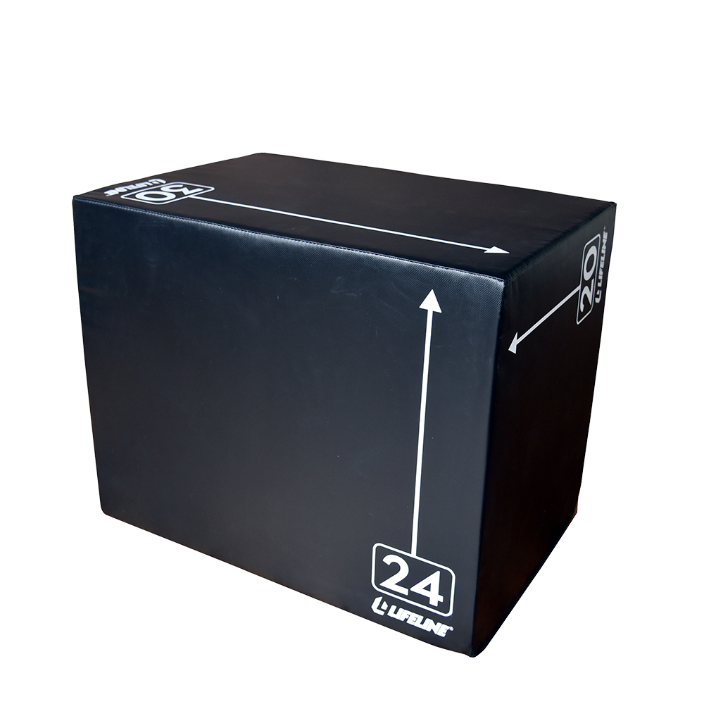 Lifeline 3-in-1 Foam Plyo Box hoppkasse Large 51/61/76 cm