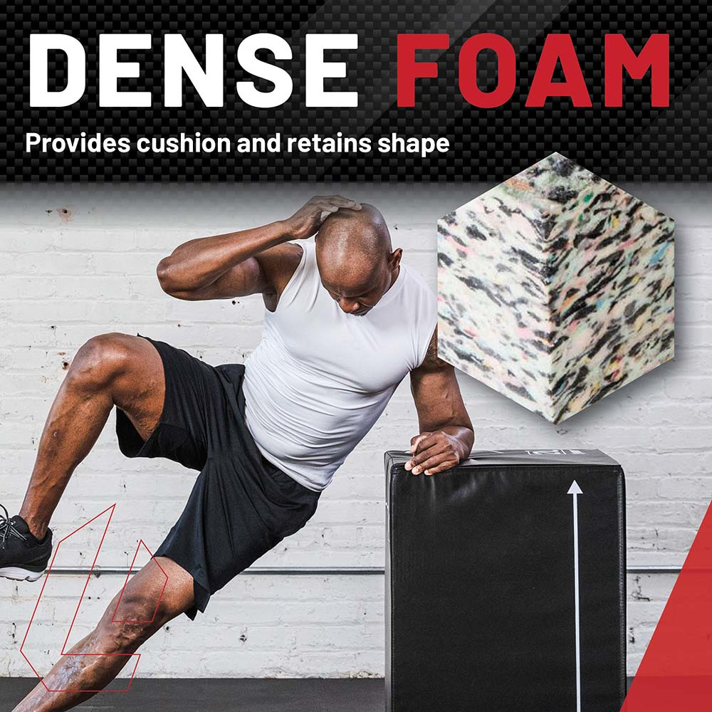 Lifeline 3-in-1 Foam Plyo Box hoppkasse Large 51/61/76 cm