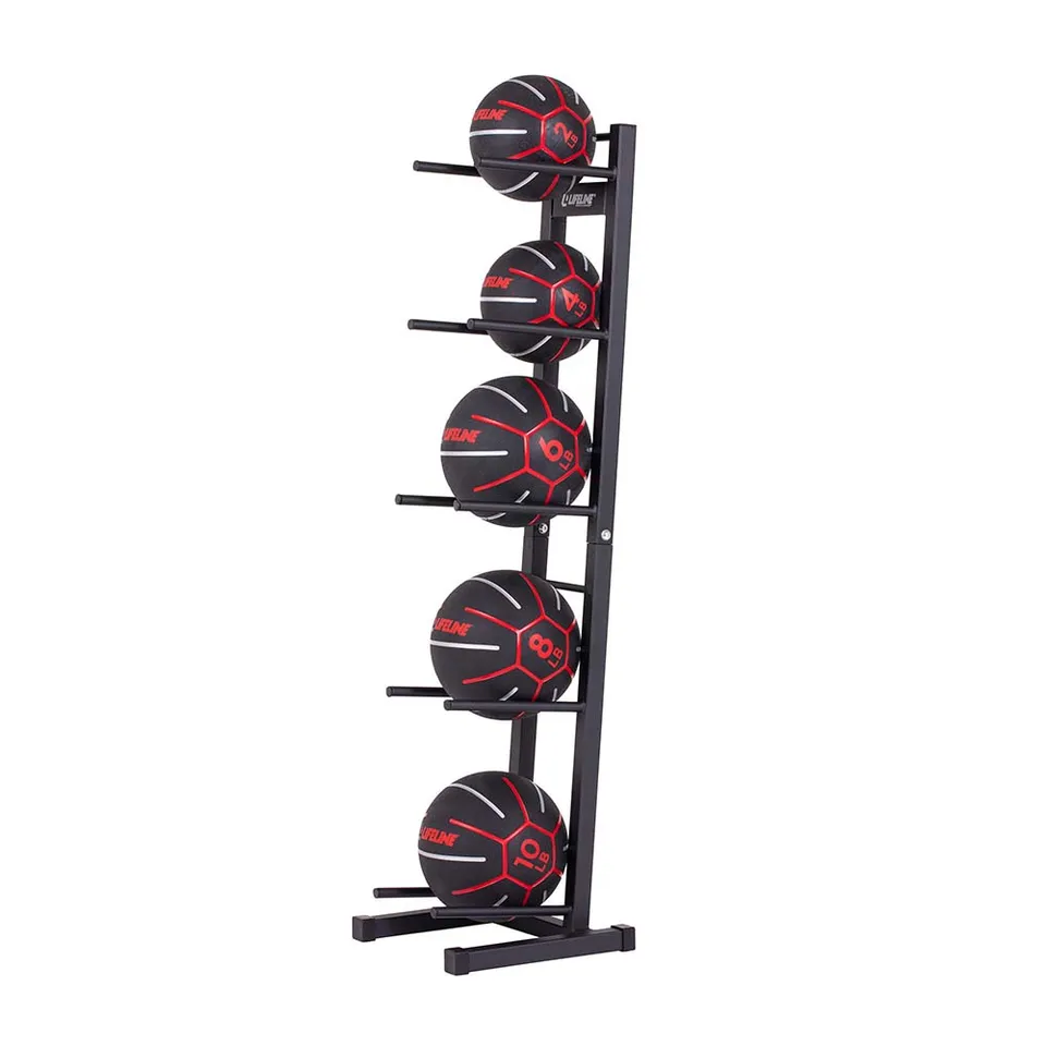 Lifeline Medicine Ball medisinballsett 5 baller stativ