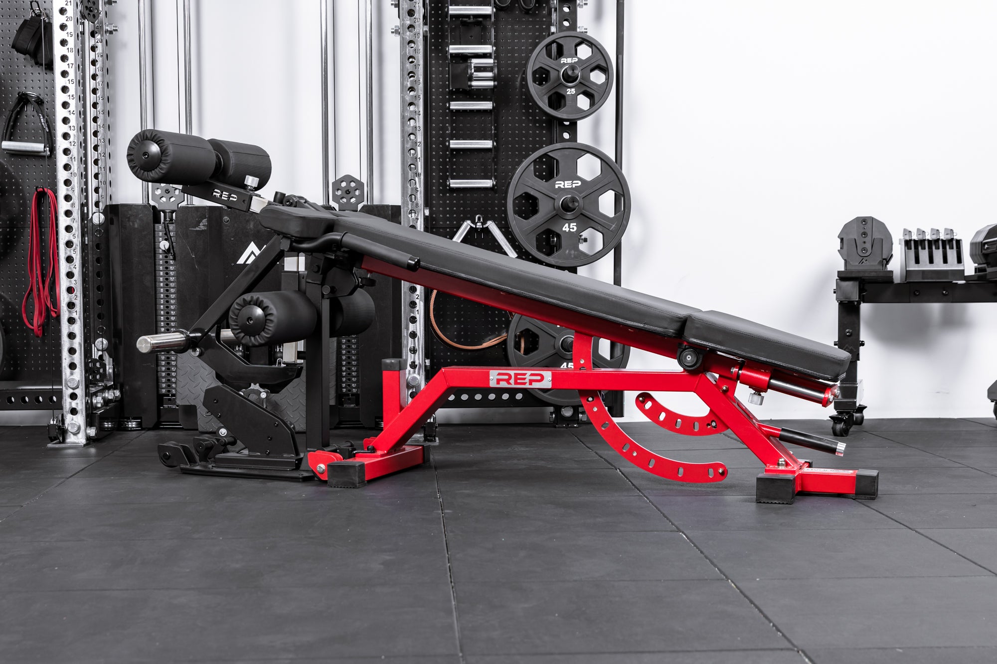 REP Fitness Leg Extension Leg Curl benkadapter Nighthawk