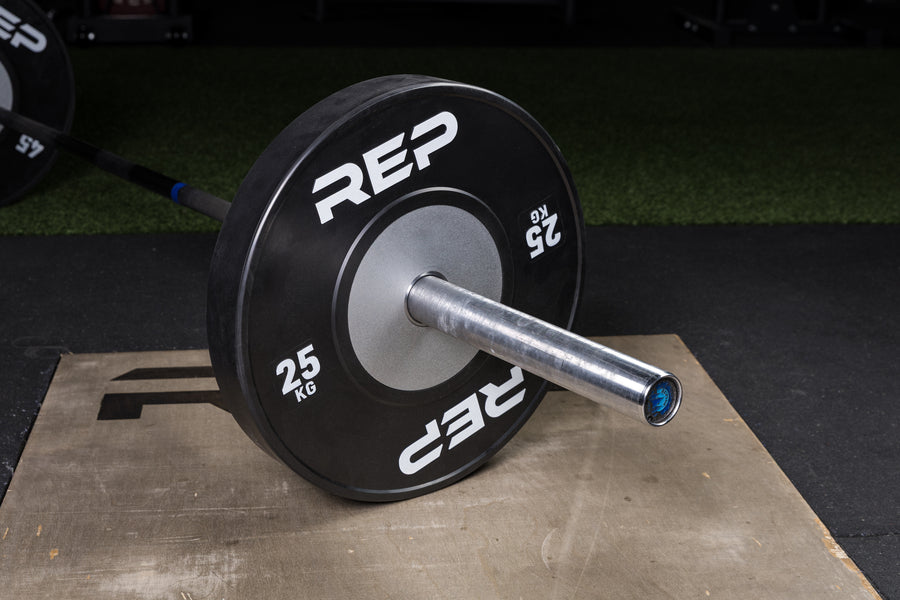 REP Fitness Competition bumperplate 20 kg par svart stål