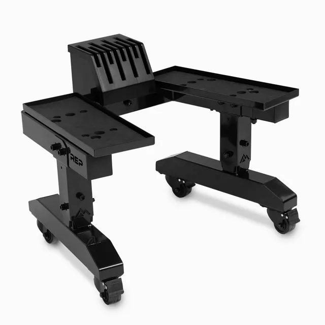 REP QuickDraw justerbart hantelstativ Matte Black