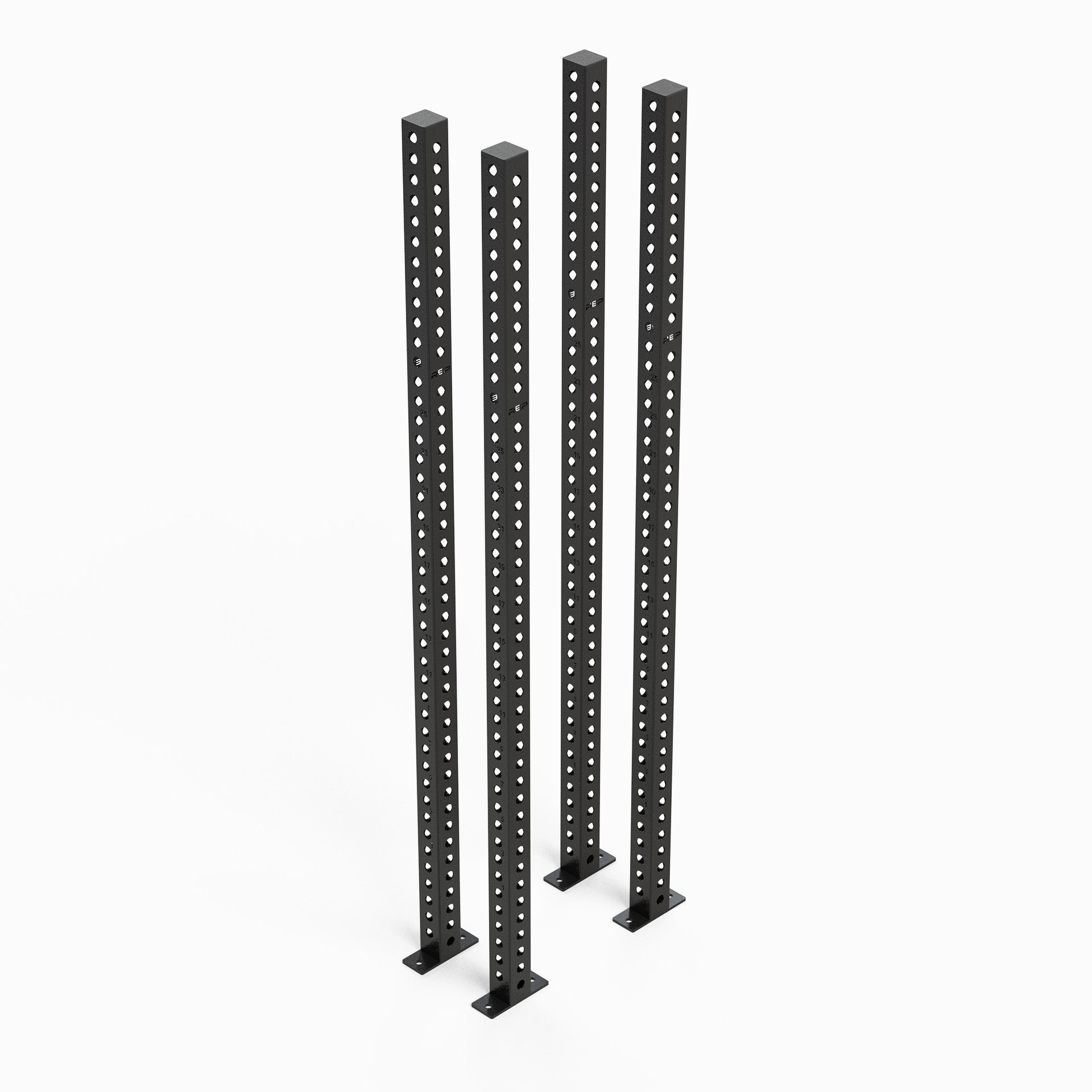 REP Fitness Apollo Rack Uprights 80" metallic black