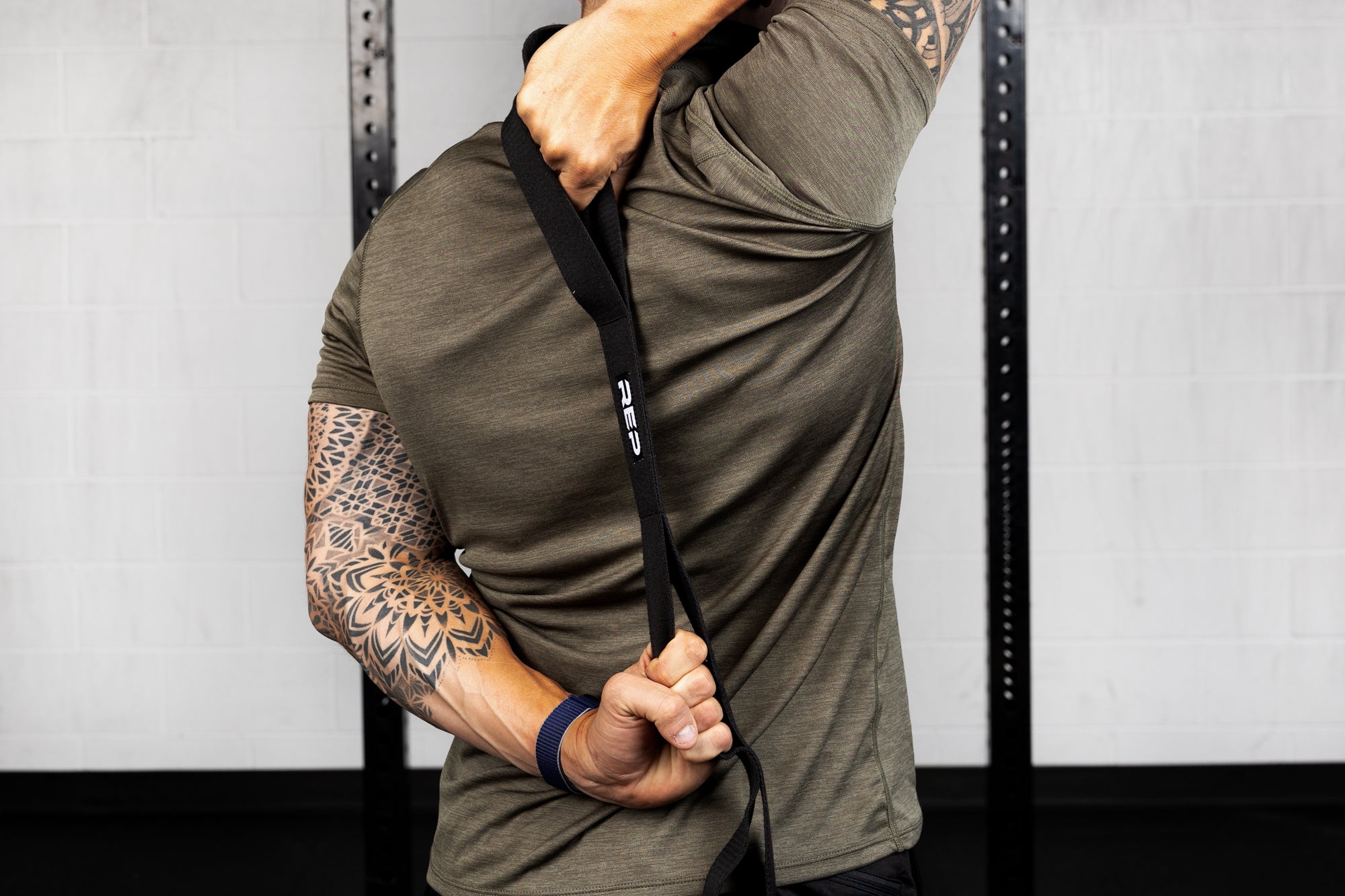 REP Fitness Stretching Strap tøyestropp standard svart