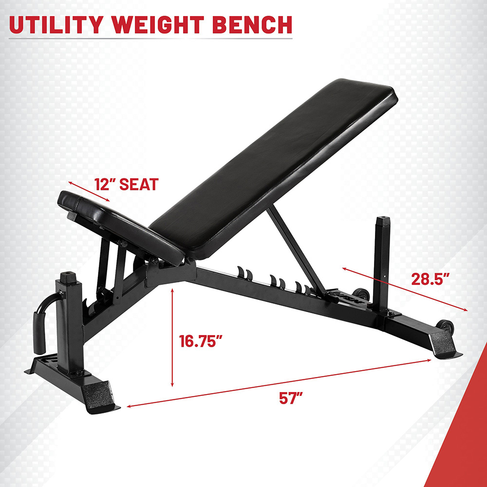Lifeline Adjustable Weight Bench treningsbenk justerbar