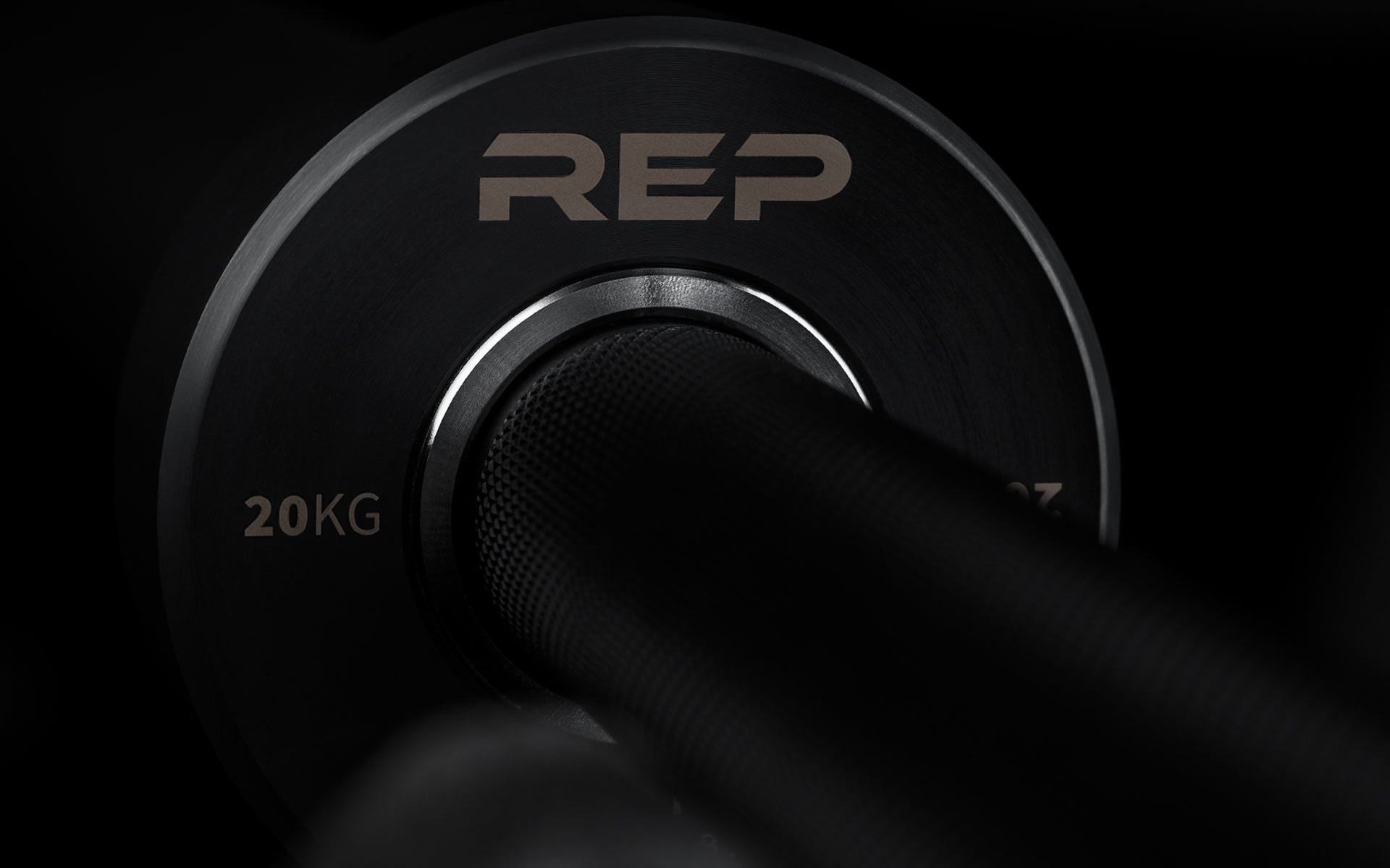 REP Fitness Black Diamond powerliftingstang 20 kg rustfri