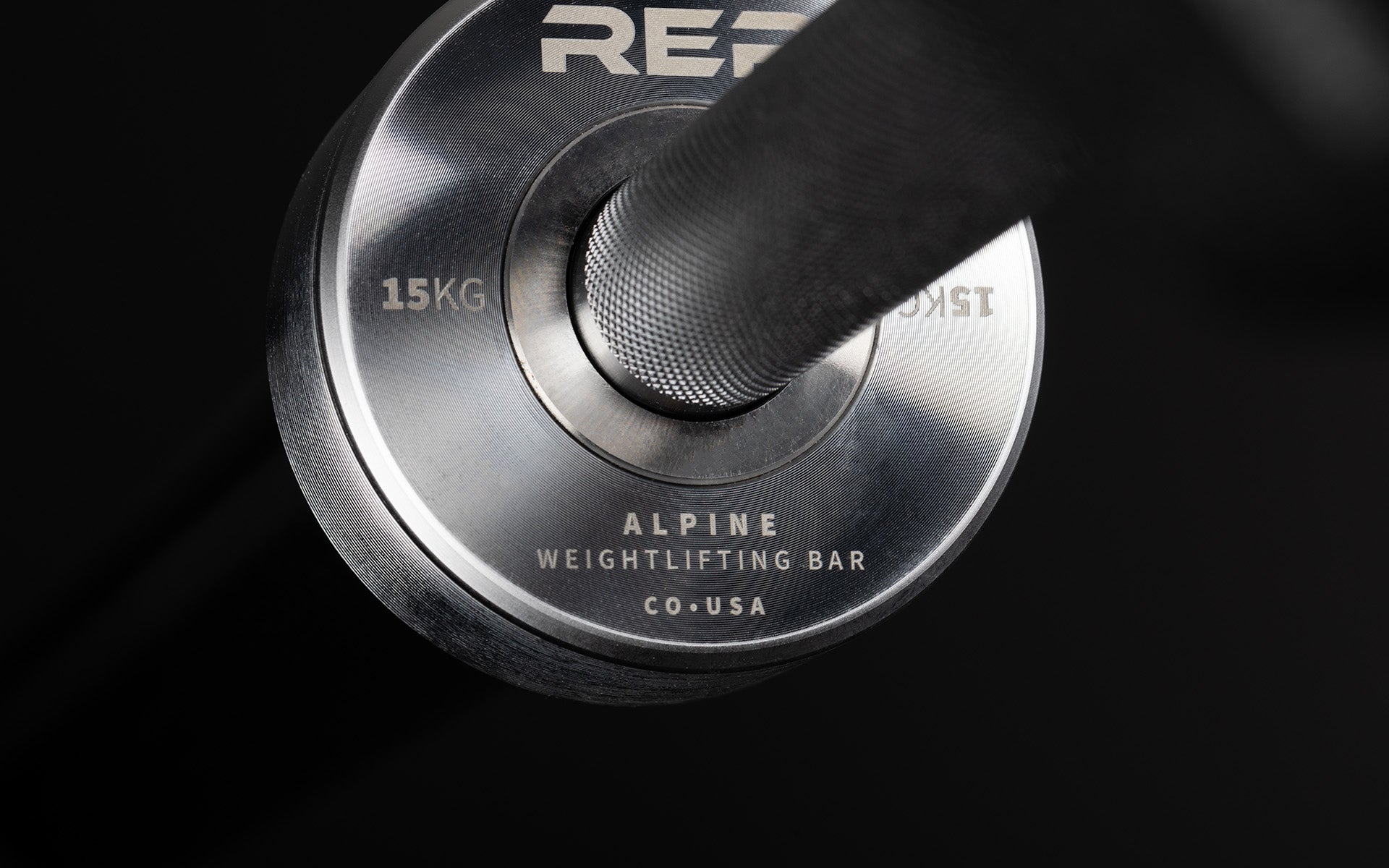 REP Fitness Alpine vektløftingstang 15 kg hardkrom