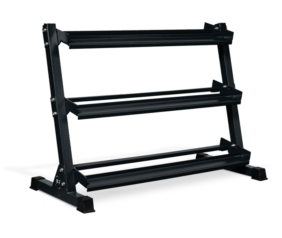 REP Fitness Dumbbell Rack hantelstativ 3-etasjes stål