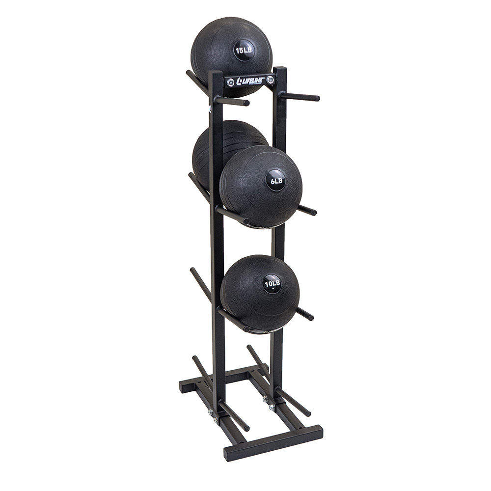 Lifeline Slam Ball Rack stativ 8 baller stål