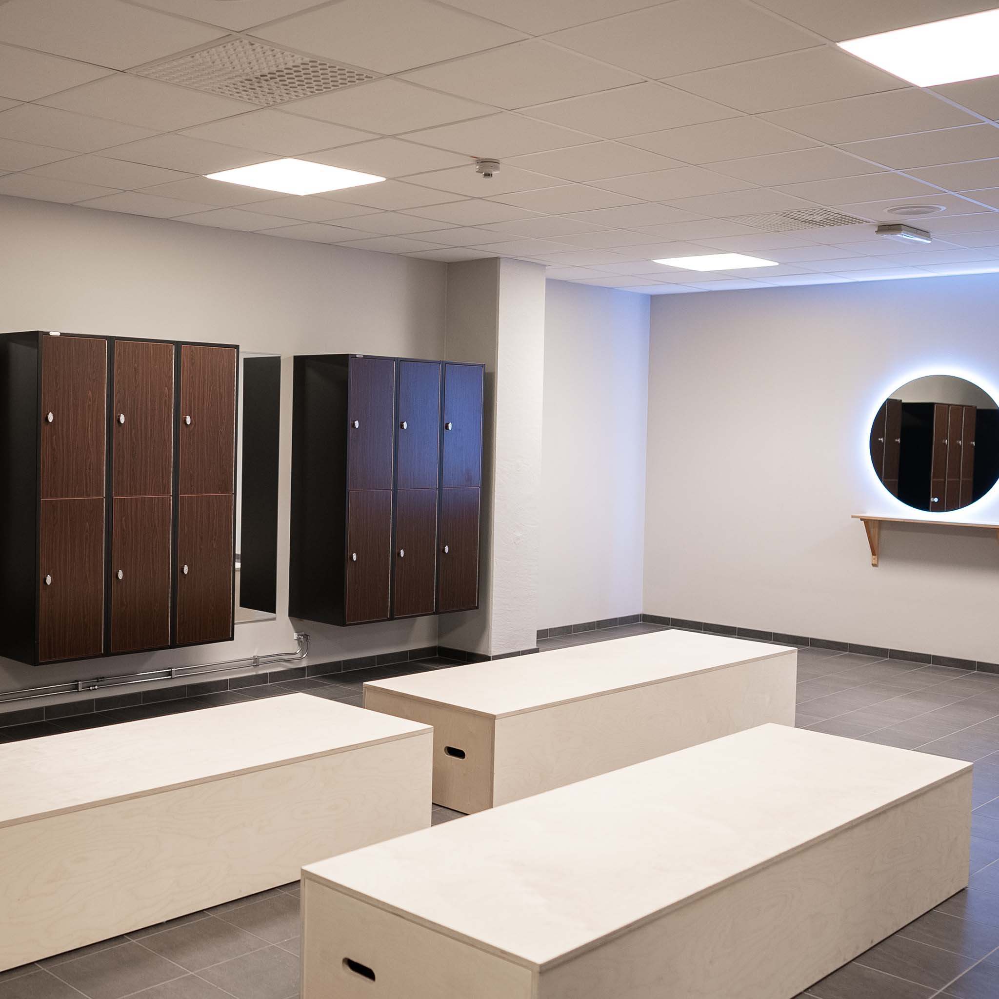 Gymleco Gym Locker 6 N-dører garderobeskap metall