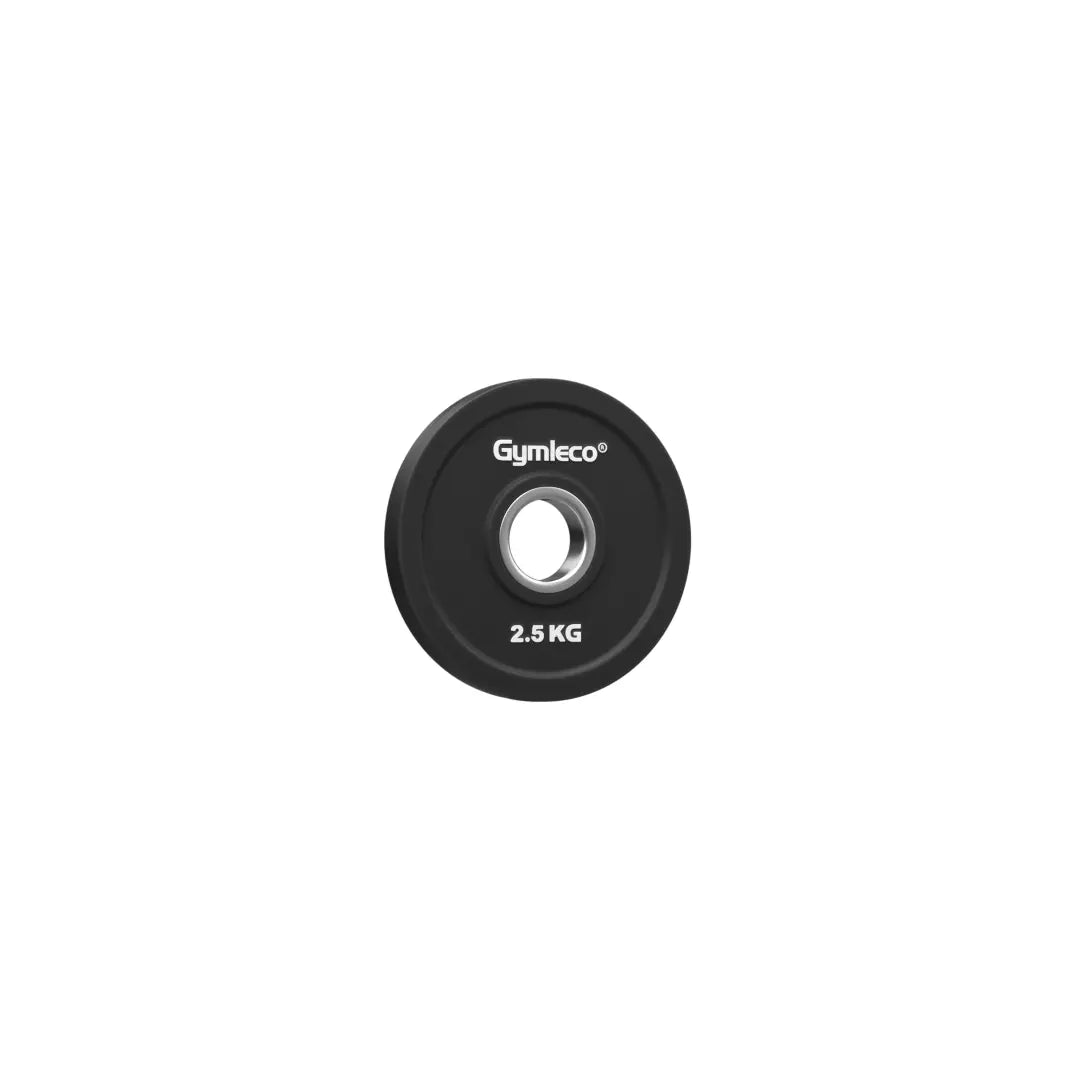 Gymleco Black Weight Plates vektskive gummi 1,25 kg med håndtak
