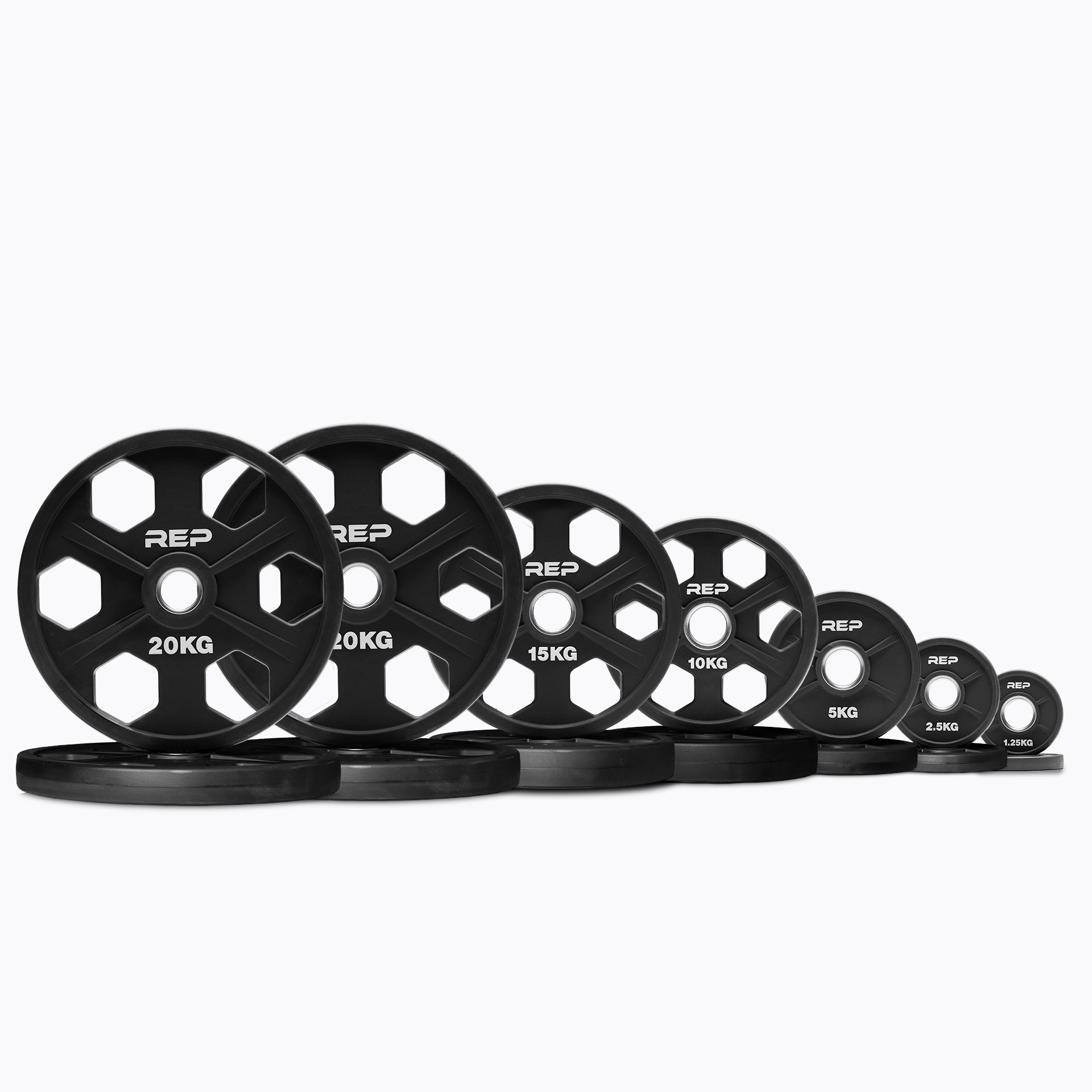 REP Fitness Equalizer vektskivesett 76 kg uretan