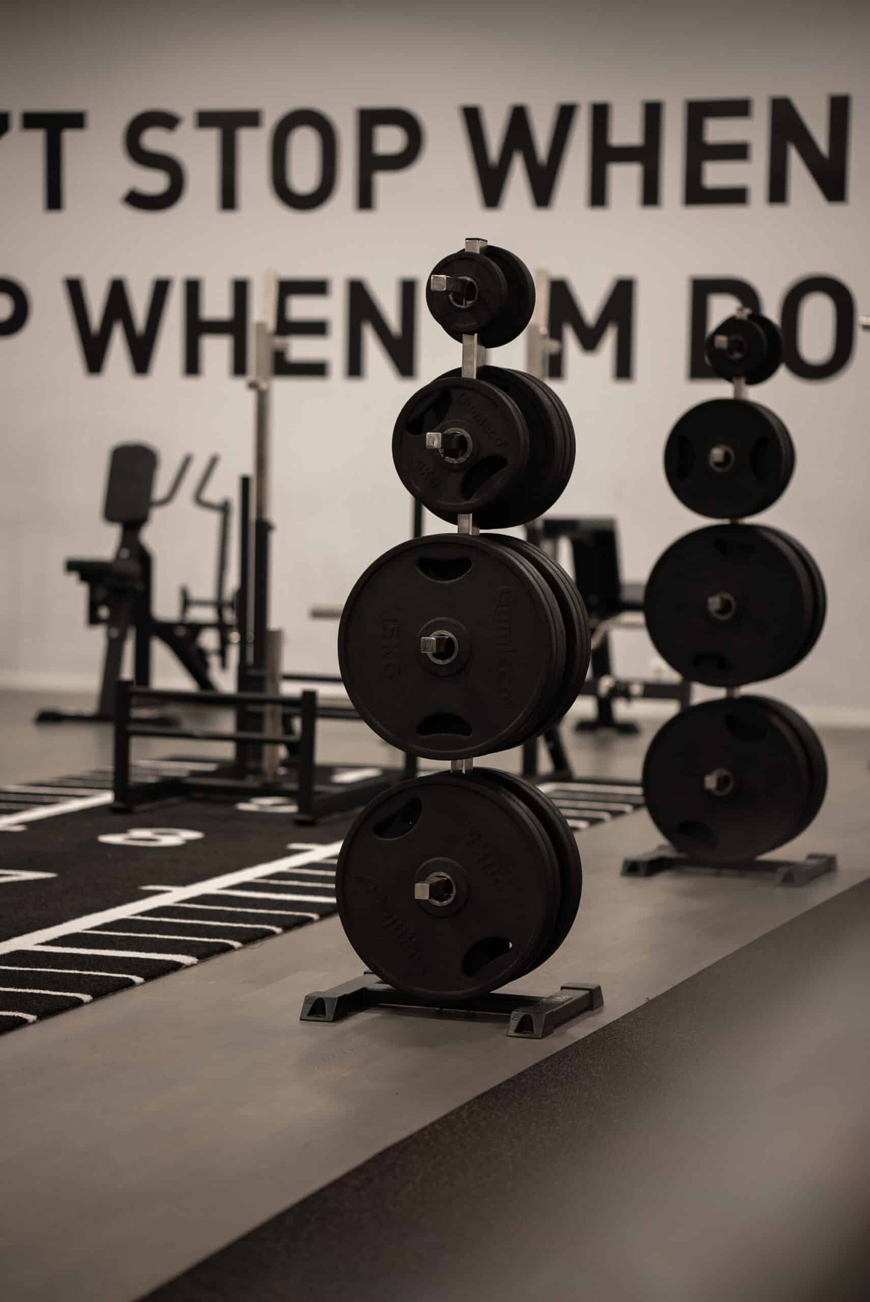 Gymleco Black Weight Plates vektskive gummi 1,25 kg med håndtak