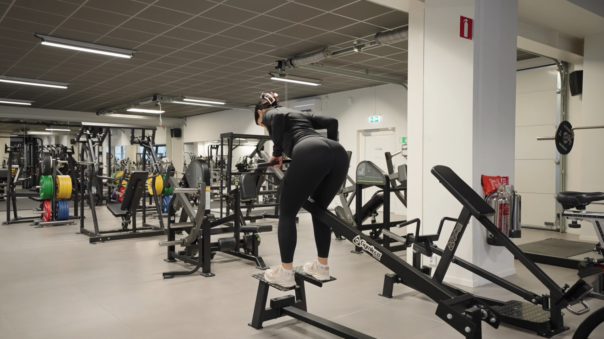 Gymleco 115 T-Bar Row ryggmaskin plateloaded