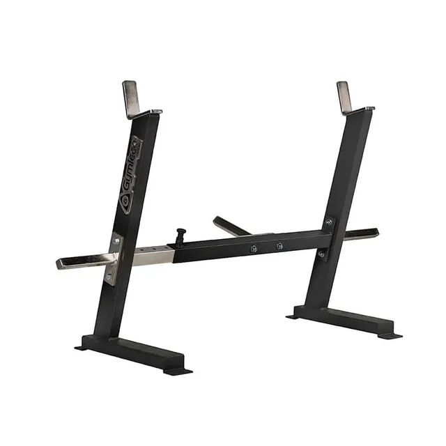Gymleco Curl Bar Rack vektstangstativ med skiveoppheng