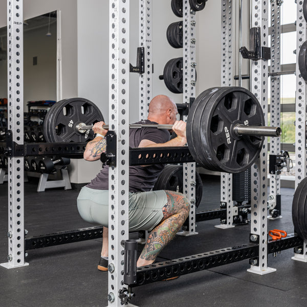 REP Fitness 5000 Flip-Down Safeties 2.0 sikkerhetsarmer 30" nedfellbare