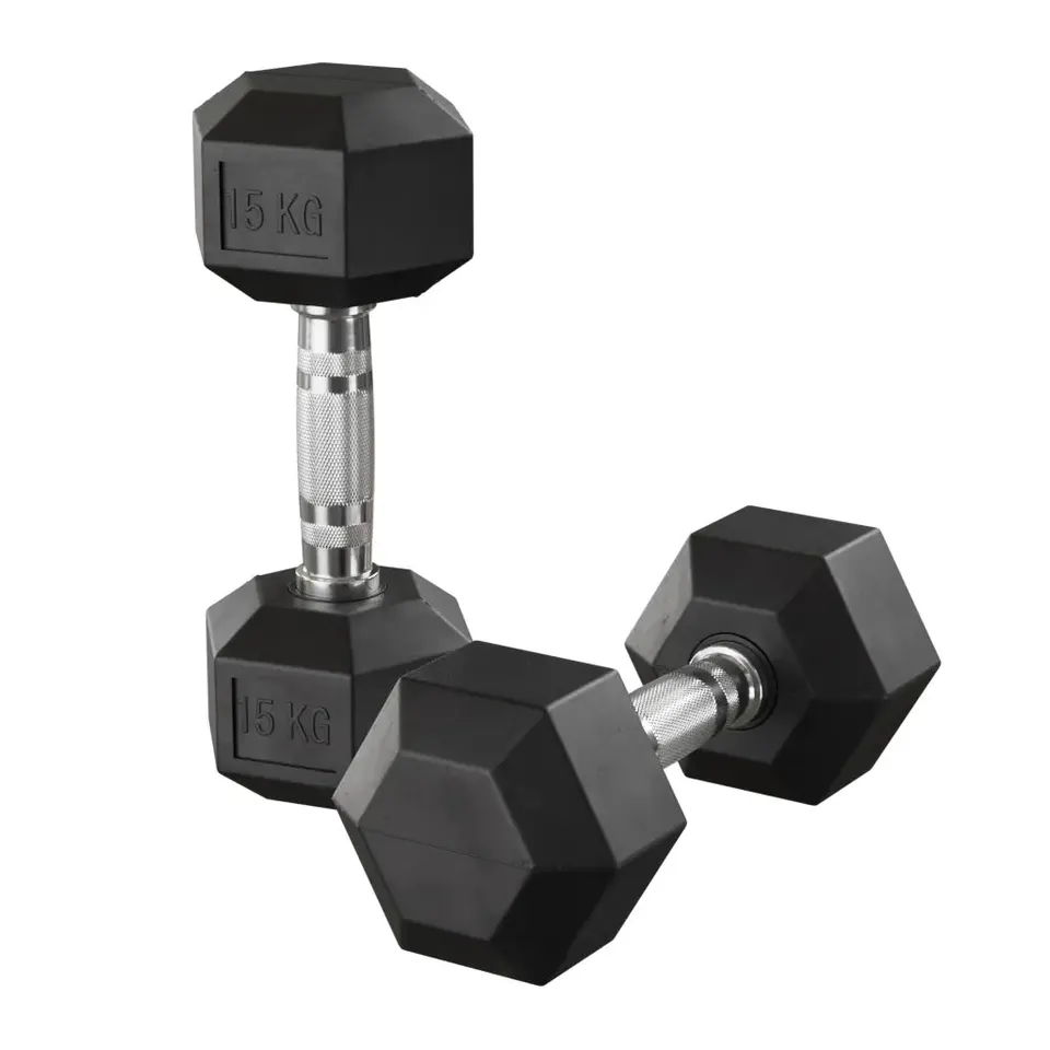 Gymleco Hex Dumbbells manualer par gummi 1-35 kg