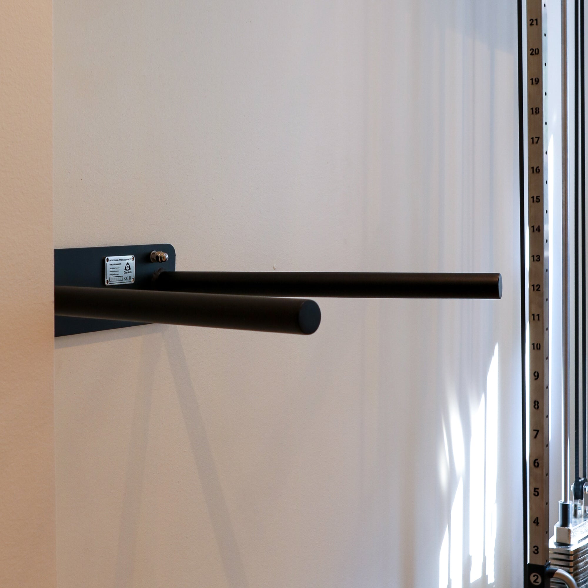 Gymleco Wall Mounted Dip Handles dipsstativ skrå