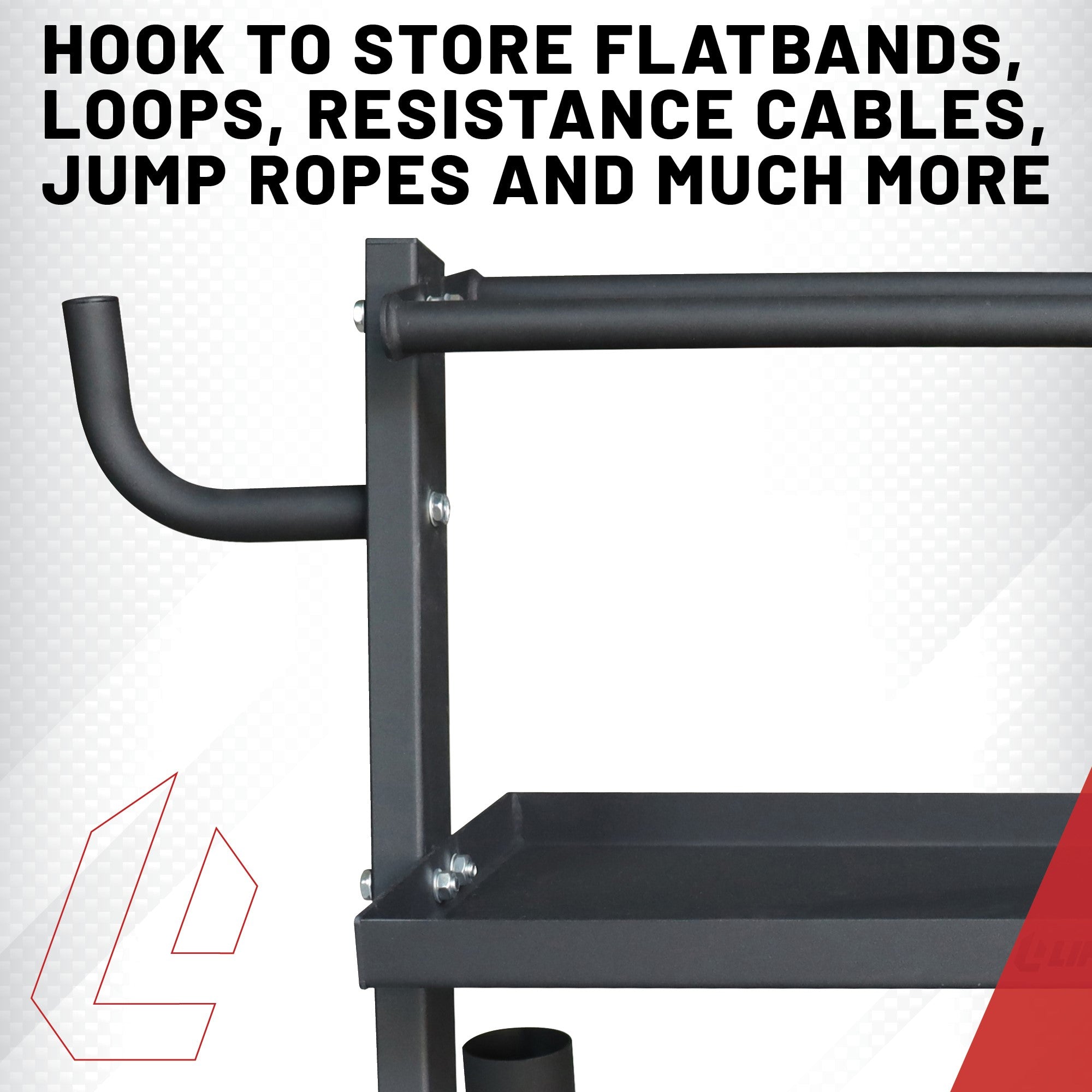 Lifeline Fitness Storage Rack utstyrsstativ stål