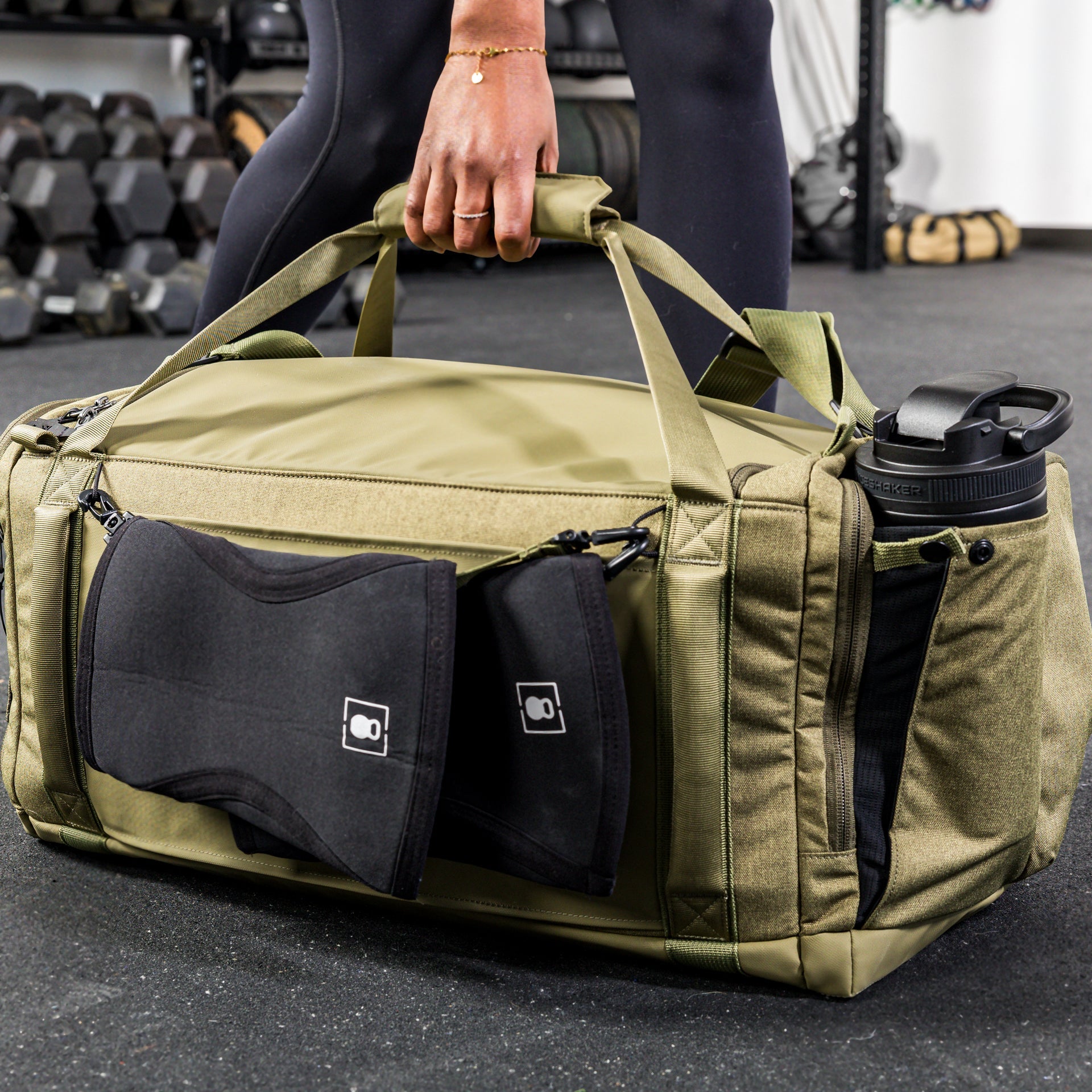 REP Fitness Slate duffelbag treningsbag 50 L svart