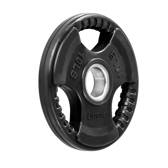 Lifeline Rubber Grip 10LB vektskive 4,5 kg gummi